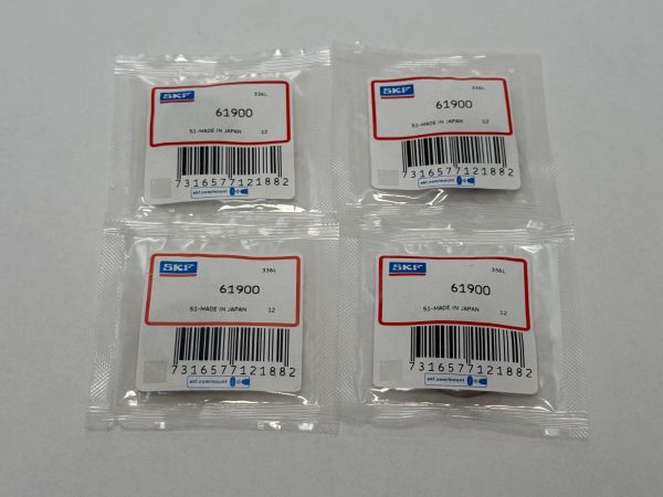 Deep Groove Ball Bearing – Straight Bore, 10 mm ID, 22 mm OD, 6 mm Width, Open 4 pcs