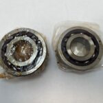 Angular Contact Ball Bearing – Straight Bore, 30 mm ID, 72 mm OD, 19 mm Width, Open, 25° Contact Angle, Medium Preload.