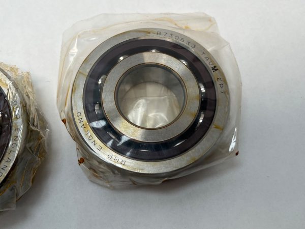 Angular Contact Ball Bearing – Straight Bore, 30 mm ID, 72 mm OD, 19 mm Width, Open, 25° Contact Angle, Medium Preload.