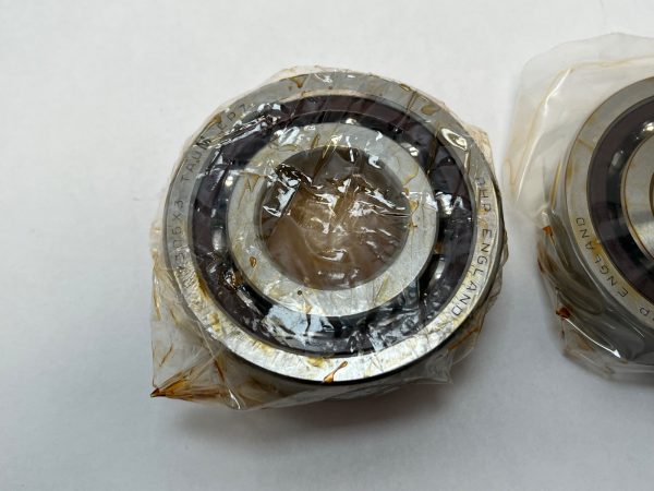 Angular Contact Ball Bearing – Straight Bore, 30 mm ID, 72 mm OD, 19 mm Width, Open, 25° Contact Angle, Medium Preload.