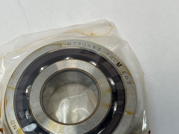 Angular Contact Ball Bearing – Straight Bore, 30 mm ID, 72 mm OD, 19 mm Width, Open, 25° Contact Angle, Medium Preload.