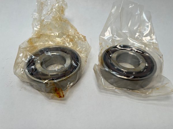 Angular Contact Ball Bearing – Straight Bore, 30 mm ID, 72 mm OD, 19 mm Width, Open, 25° Contact Angle, Medium Preload.
