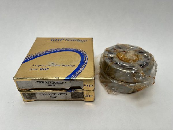 Angular Contact Ball Bearing – Straight Bore, 30 mm ID, 72 mm OD, 19 mm Width, Open, 25° Contact Angle, Medium Preload.