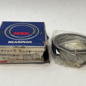 Angular Contact Ball Bearing - 50 mm ID, 80 mm OD, 16 mm Width, Open, 25° Contact Angle, Medium Preload.