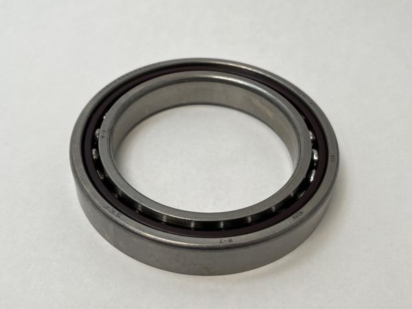 Angular Contact Ball Bearing – Straight Bore, 70 mm ID, 100 mm OD, 16 mm Width, Open, 25° Contact Angle, Light Preload.