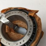 Tapered Roller Bearing – 1.5000 in Bore, 0.7500 in Cone Width, 3.1510 Cup Outer Diameter, class 2, Case-Hardened Steel.