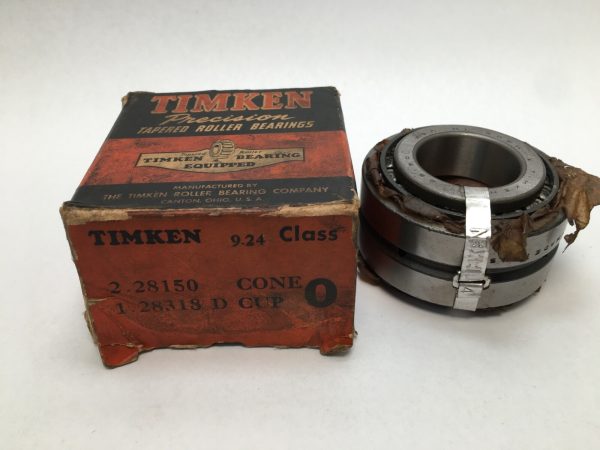 Tapered Roller Bearing – 1.5000 in Bore, 0.7500 in Cone Width, 3.1510 Cup Outer Diameter, class 2, Case-Hardened Steel.