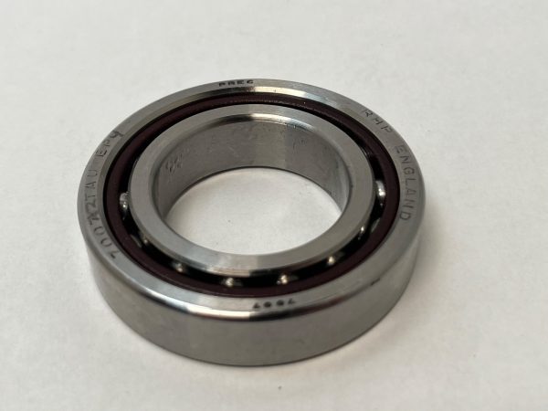 Angular contact bearings – 35 mm ID, 62 mm OD, 14 mm Width, Open, 15°, Light preload.