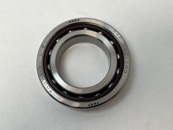 Angular contact bearings – 35 mm ID, 62 mm OD, 14 mm Width, Open, 15°, Light preload.