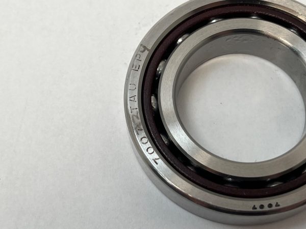 Angular contact bearings – 35 mm ID, 62 mm OD, 14 mm Width, Open, 15°, Light preload.