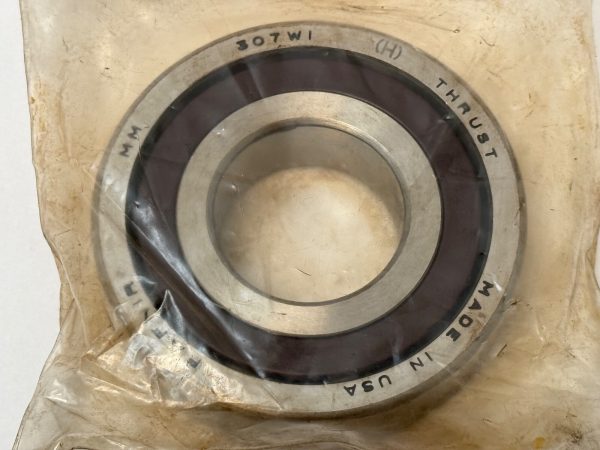 Fafnir 3MM307WI-DUH Super Precision Angular Contact Bearing Pair (35mm ID, 80mm OD). Heavy preload for rigid, high-accuracy US machine tool spindles.