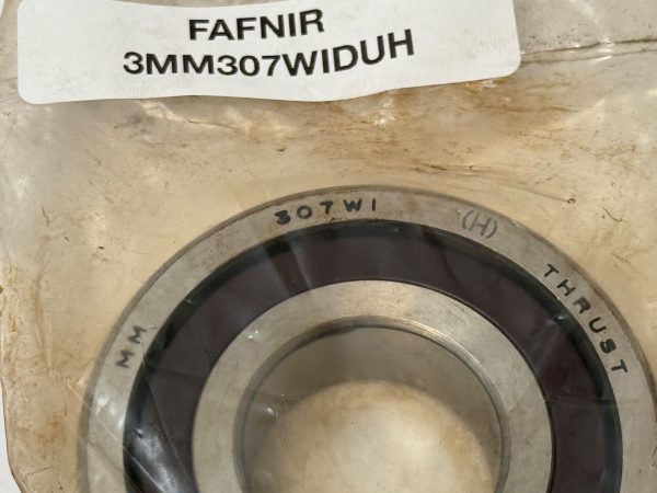 Fafnir 3MM307WI-DUH Super Precision Angular Contact Bearing Pair (35mm ID, 80mm OD). Heavy preload for rigid, high-accuracy US machine tool spindles.
