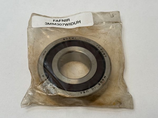Fafnir 3MM307WI-DUH Super Precision Angular Contact Bearing Pair (35mm ID, 80mm OD). Heavy preload for rigid, high-accuracy US machine tool spindles.