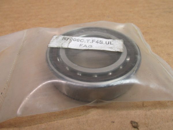 Angular Contact Ball Bearing – 30 mm ID, 55 mm OD, 13 mm Width, Open, 15° Contact Angle, Light Preload.