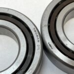 Angular Contact Ball Bearing – Straight Bore, 40 mm ID, 80 mm OD, 18 mm Width, Open, 25° Contact Angle, Light Preload.