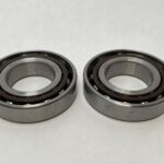 Angular Contact Ball Bearing – Straight Bore, 40 mm ID, 80 mm OD, 18 mm Width, Open, 25° Contact Angle, Light Preload.