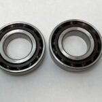 Angular Contact Ball Bearing – Straight Bore, 40 mm ID, 80 mm OD, 18 mm Width, Open, 25° Contact Angle, Light Preload.