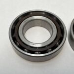 Angular Contact Ball Bearing – Straight Bore, 40 mm ID, 80 mm OD, 18 mm Width, Open, 25° Contact Angle, Light Preload.