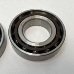 Angular Contact Ball Bearing – Straight Bore, 40 mm ID, 80 mm OD, 18 mm Width, Open, 25° Contact Angle, Light Preload.