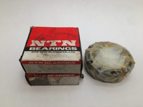 NTN 3778 Tapered Roller Bearing Cone with 1.8750″ Bore and 1.1930″ Width. Made from case carburized steel, it handles high radial/thrust loads. Ideal for industrial transmissions, max 5300 rpm 2 pcs