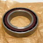 Angular Contact Ball Bearing – Straight Bore, 55 mm ID, 90 mm OD, 18 mm Width, Open.