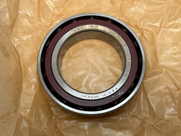 Angular Contact Ball Bearing – Straight Bore, 55 mm ID, 90 mm OD, 18 mm Width, Open.