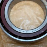 Angular Contact Ball Bearing – Straight Bore, 55 mm ID, 90 mm OD, 18 mm Width, Open.