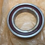 Angular Contact Ball Bearing – Straight Bore, 55 mm ID, 90 mm OD, 18 mm Width, Open.