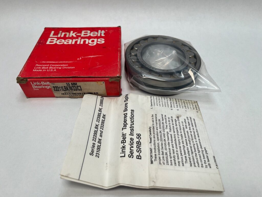 Spherical Roller Bearing – Tapered Bore, 55 mm ID, 100 mm OD, 25 mm Width, Open, C3 Internal clearance