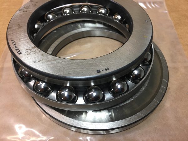 Thrust Ball Bearing – Straight Bore, 70 mm ID, 125 mm OD, 55 mm Width, Open, Without Snap Ring.