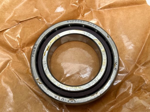 Angular Contact Ball Bearing – 45 mm ID, 75 mm OD, 16 mm Width, Open, 15° Contact Angle.