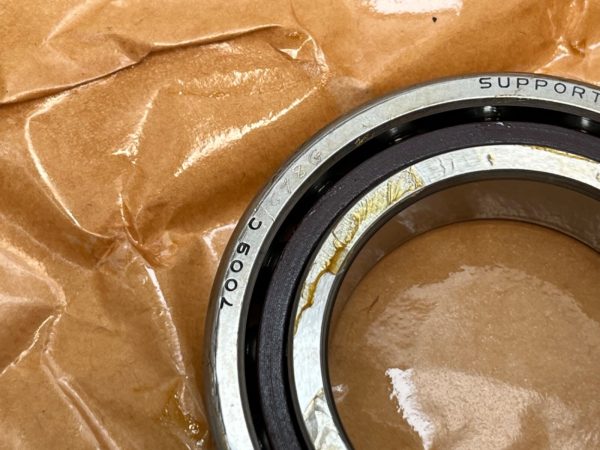 Angular Contact Ball Bearing – 45 mm ID, 75 mm OD, 16 mm Width, Open, 15° Contact Angle.