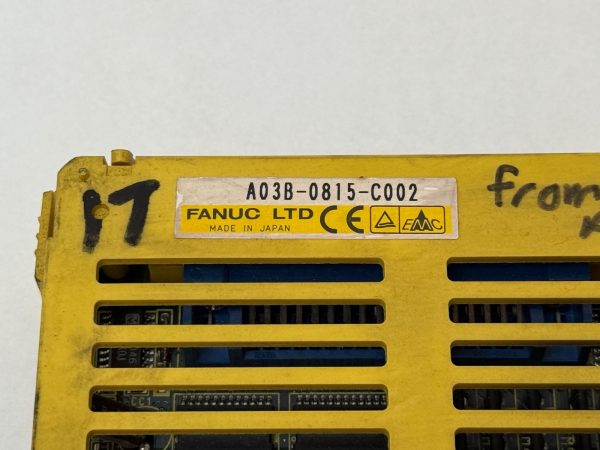 Fanuc A03B-0815-C002 I/O Servo Control Board A03B0815C002