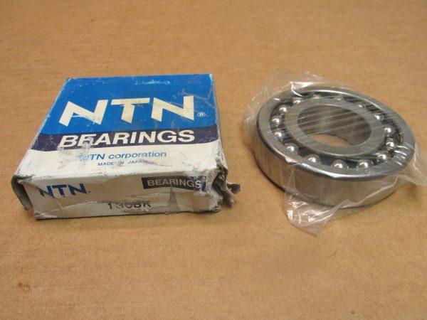 Self Aligning Ball Bearing – Tapered Bore, 40 mm ID, 90 mm OD, 23 mm Width, Open, C3 Internal Clearance.