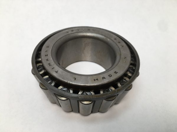Timken 3577X Tapered Roller Bearing Cone. Heavy-duty component with 1.625″ ID and 22.225mm Width. Part of a set used for high-stress applications requiring precise alignment.