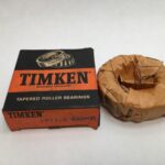 Timken 3577X Tapered Roller Bearing Cone. Heavy-duty component with 1.625″ ID and 22.225mm Width. Part of a set used for high-stress applications requiring precise alignment.