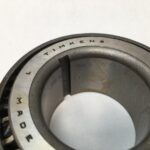 Timken 3577X Tapered Roller Bearing Cone. Heavy-duty component with 1.625″ ID and 22.225mm Width. Part of a set used for high-stress applications requiring precise alignment.