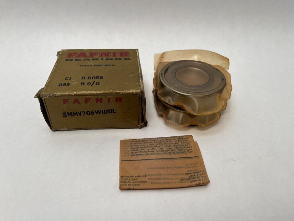 angular contact bearings – 30 mm ID, 62 mm OD, 16 mm Width, Open, 25°, Light preload.