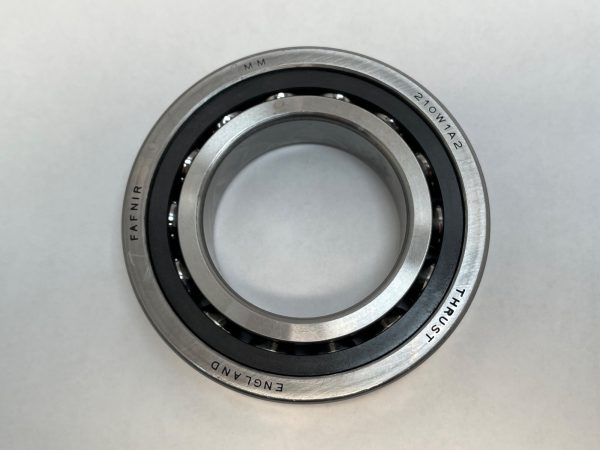 Angular Contact Ball Bearing – 50 mm ID, 90 mm OD, 20 mm Width, Open, 15° Contact Angle, Light Preload.