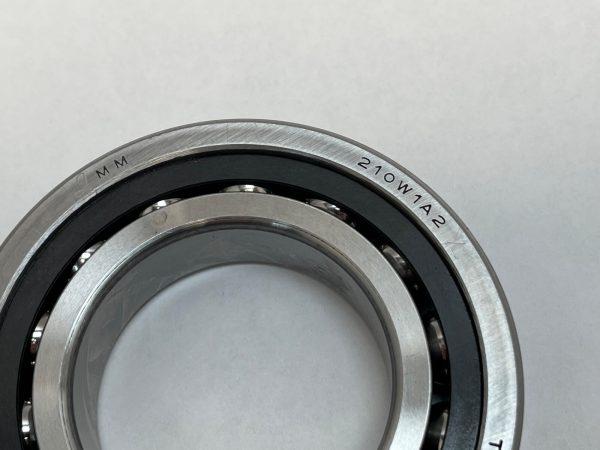 Angular Contact Ball Bearing – 50 mm ID, 90 mm OD, 20 mm Width, Open, 15° Contact Angle, Light Preload.