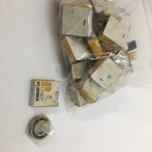 Deep Groove Ball Bearing - Straight Bore, 20 mm ID, 37 mm OD, 9 mm Width, Double Rubber Seal.