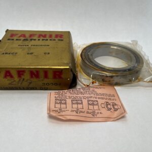 Angular Contact Ball Bearing - Straight Bore, 60mm ID, 95mm OD, 18mm Width, Open, Phenolic Cage, P4 Precision, 25° Contact.