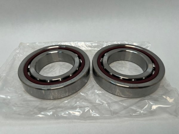 Angular Contact Ball Bearing – Straight Bore, 60 mm ID, 110 mm OD, 22 mm Width, Open, 25° Contact Angle, Medium Preload.