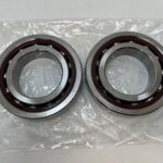 Angular Contact Ball Bearing – Straight Bore, 60 mm ID, 110 mm OD, 22 mm Width, Open, 25° Contact Angle, Medium Preload.