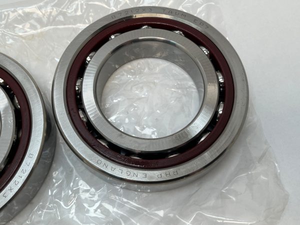Angular Contact Ball Bearing – Straight Bore, 60 mm ID, 110 mm OD, 22 mm Width, Open, 25° Contact Angle, Medium Preload.