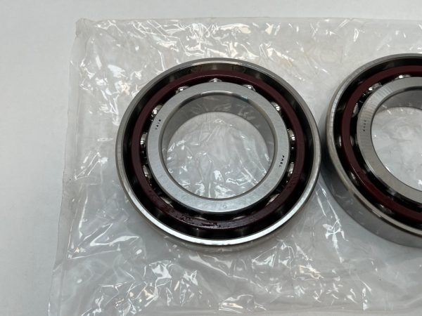 Angular Contact Ball Bearing – Straight Bore, 60 mm ID, 110 mm OD, 22 mm Width, Open, 25° Contact Angle, Medium Preload.