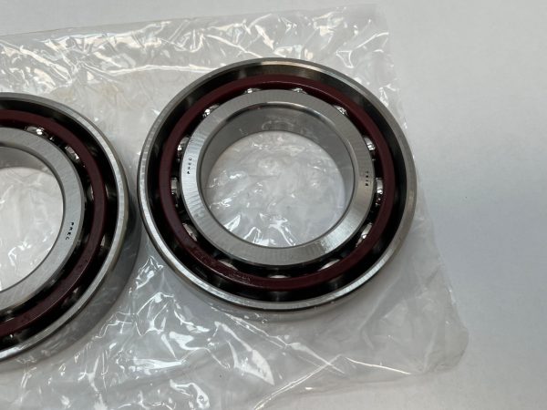 Angular Contact Ball Bearing – Straight Bore, 60 mm ID, 110 mm OD, 22 mm Width, Open, 25° Contact Angle, Medium Preload.