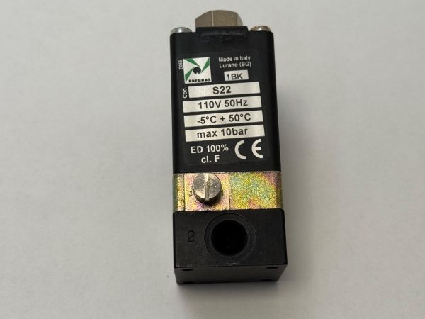 Pneumax S22 Solenoid Valve S-22 110V 50Hz 10bar