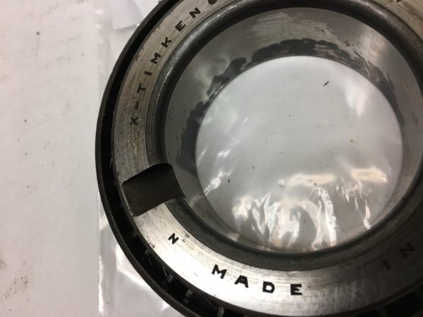 Taper Roller Single Cone – 2.3750 in Bore, class 2, Case-Carburized Steel with keyway.