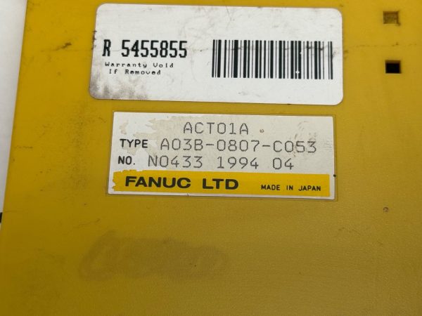 Fanuc A03B-0807-C053 Output Module ACT01A
